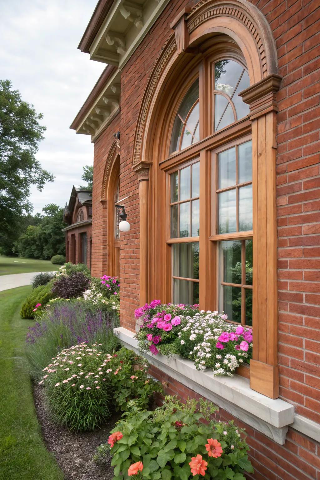 Wooden trims add warmth and charm to your home's exterior.