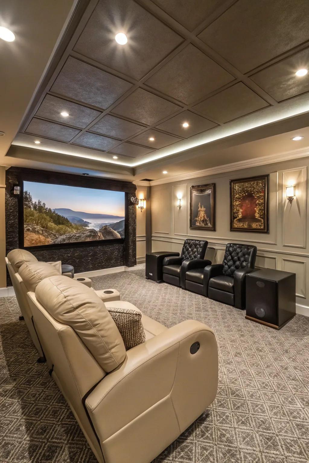 Experience the magic of cinema right in your own home.