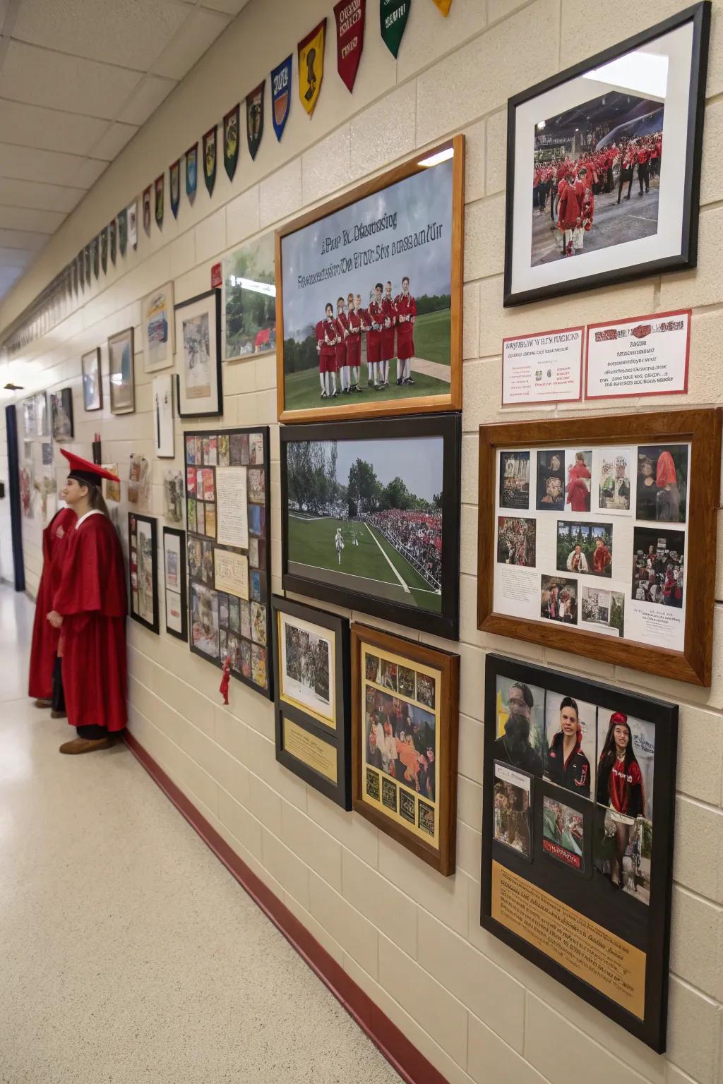 A nostalgic journey: A heartfelt photo showcase that honors the graduate’s path.