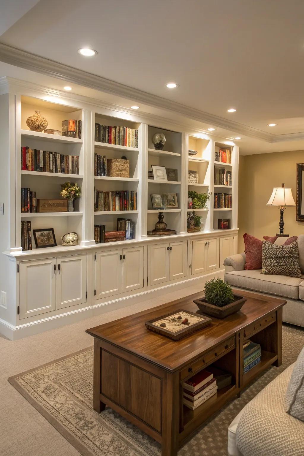 Built-in bookcases can turn any room into a reader's paradise.