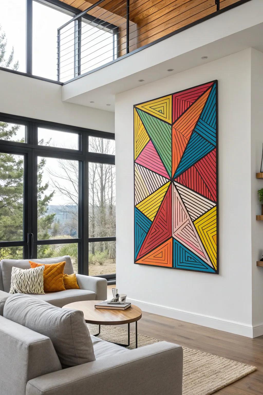 Bold geometric designs to elevate your decor.