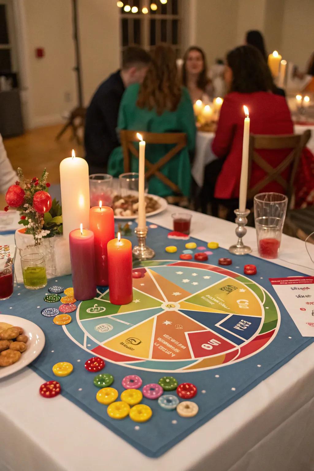 Interactive centerpieces breaking the ice and spreading joy.