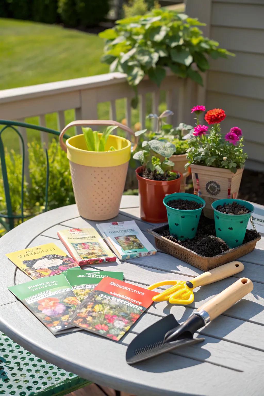 Grow her passion for plant growing with a personalized set.