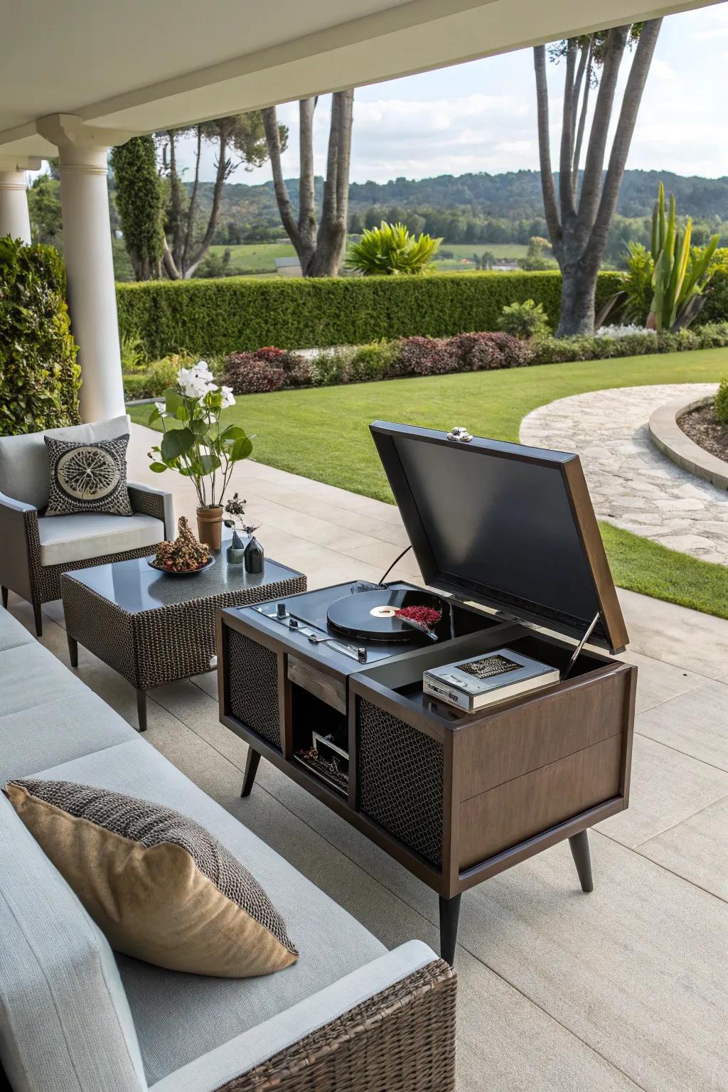 Convertible designs offer practical and space-saving solutions for outdoor areas.