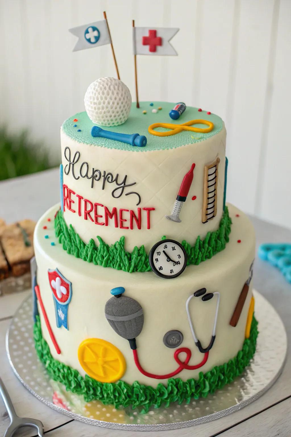 A themed cake is both delicious and decorative.