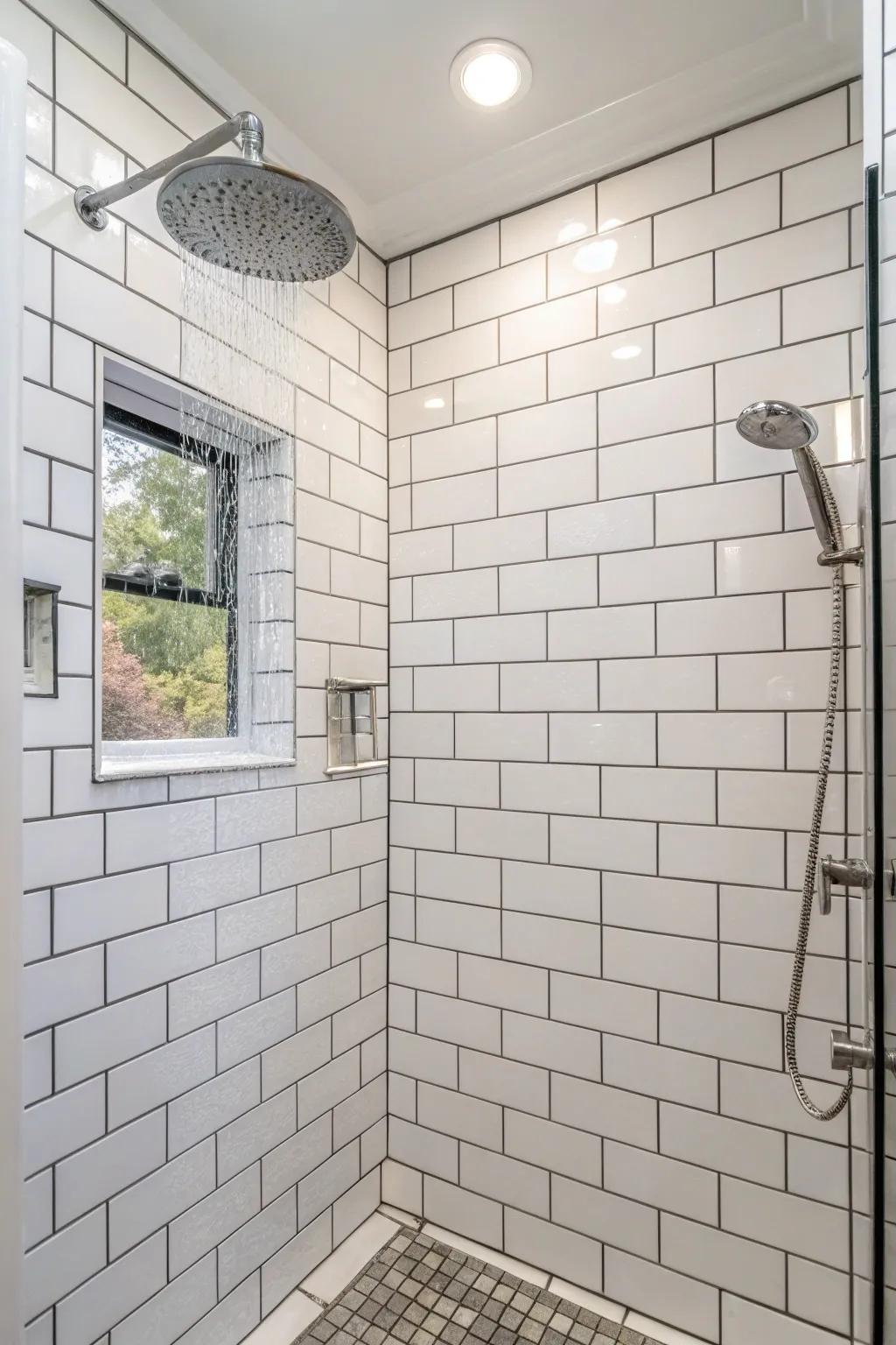 Subway tiles offer a timeless and versatile design.