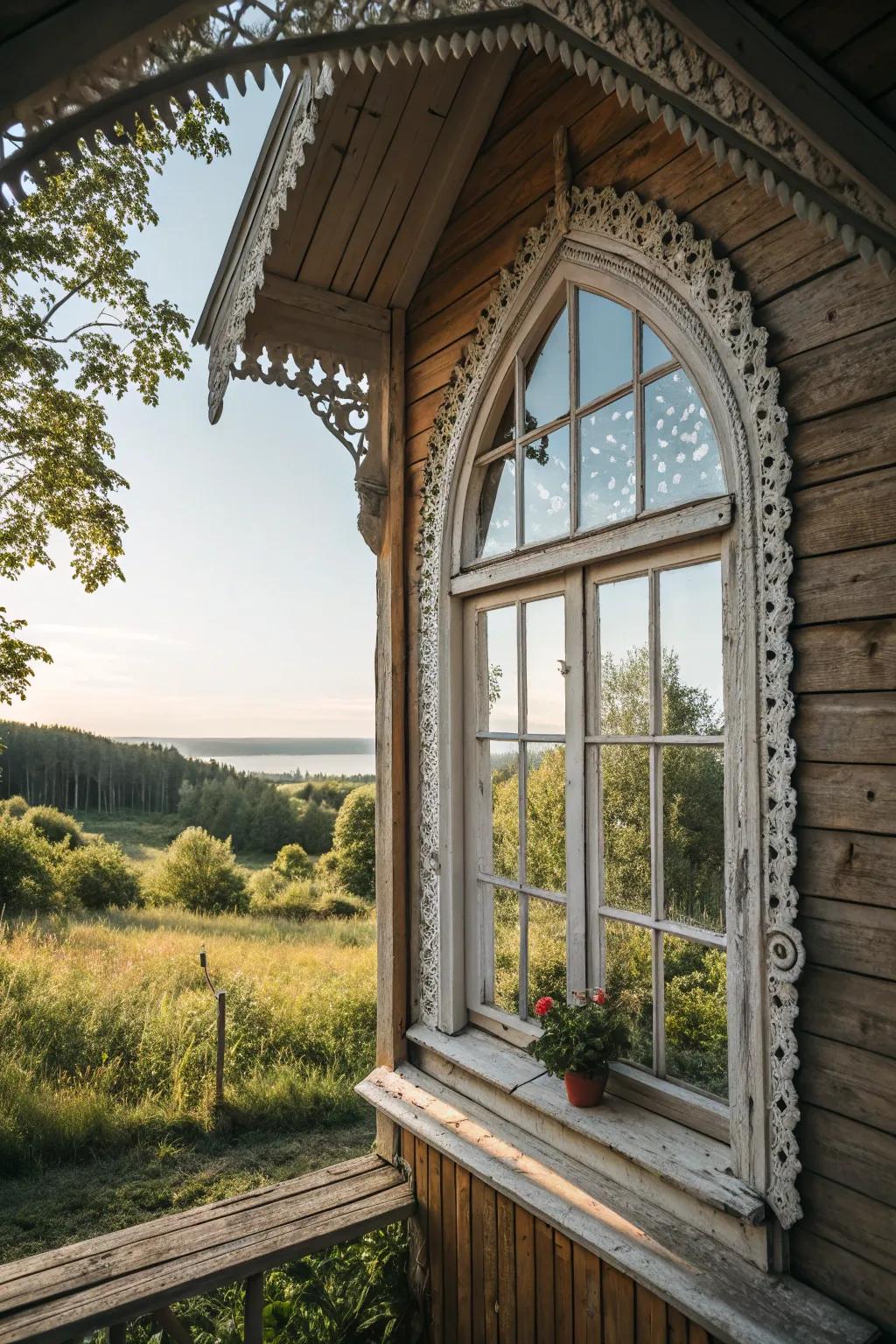 Cottage-style trims add a touch of whimsy and charm to your home.