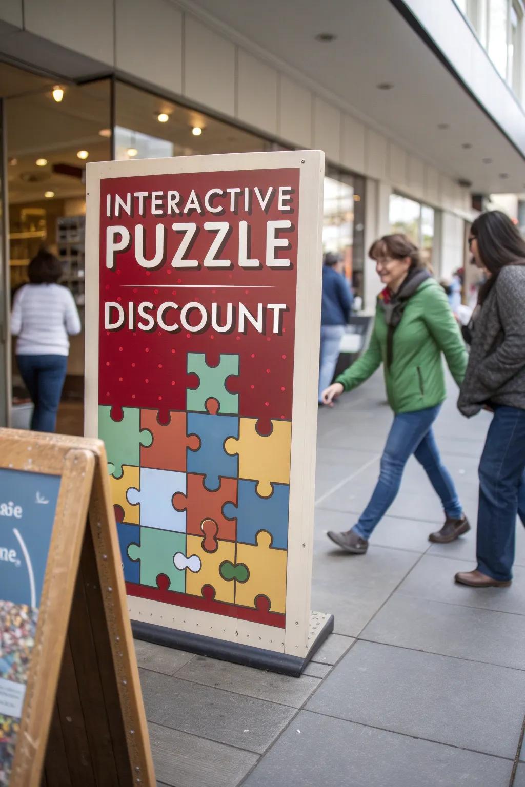 Puzzle signs engage and entertain, leaving a lasting impression.