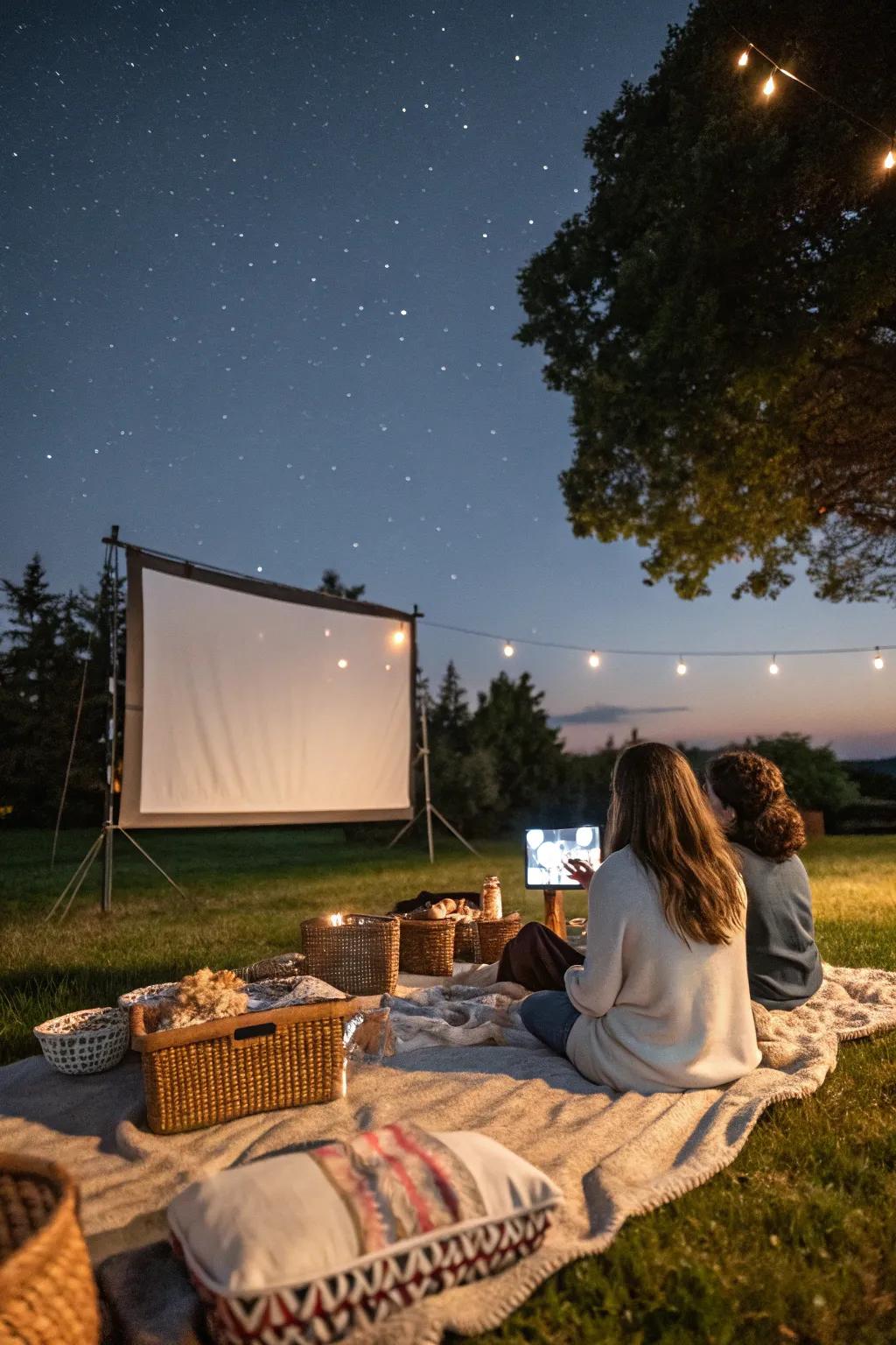 Delight in a cinematic journey under the stars.