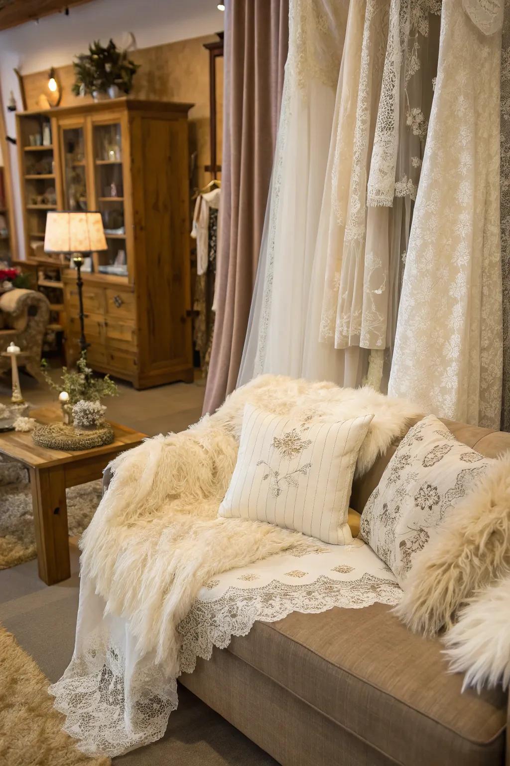 Uncommon textures bring a tactile and intriguing element to your decor.