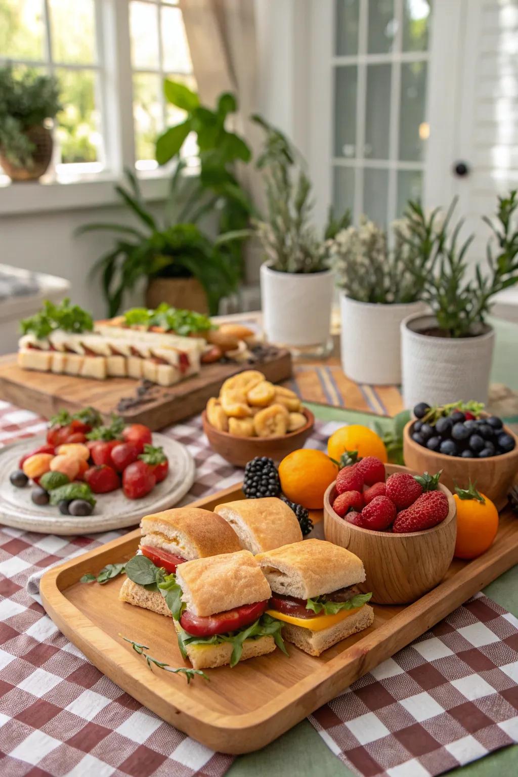 Picnic perfection with this charcuterie board.