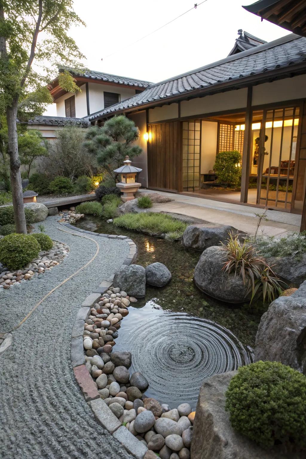 A tranquil Zen zone for relaxation and mindfulness.