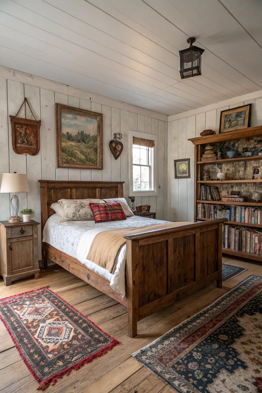 History and character are added through reclaimed objects.