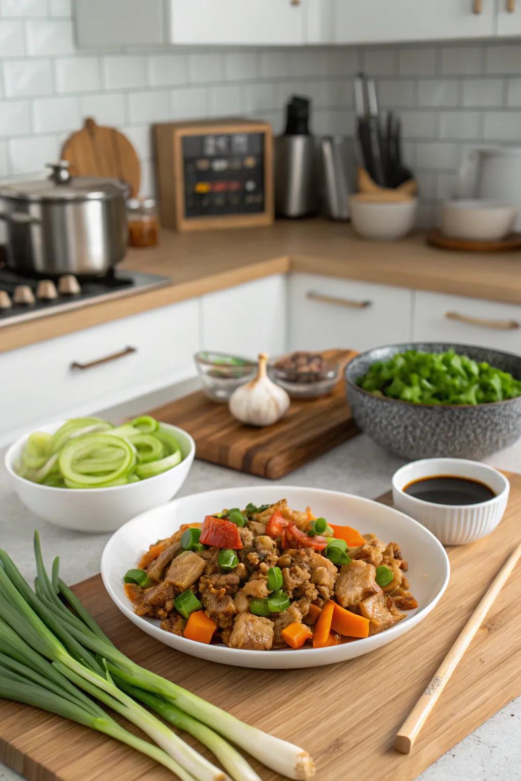 Asian-inspired turkey casserole brings global flavors to your home.