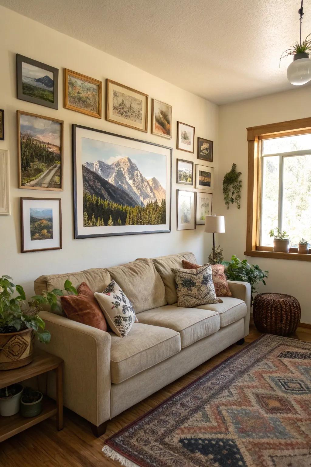 A gallery tells a unique story.
