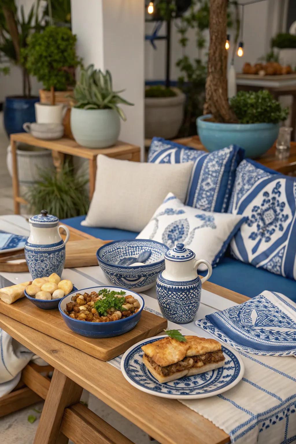 Escape to the Greek isles through this themed celebration.