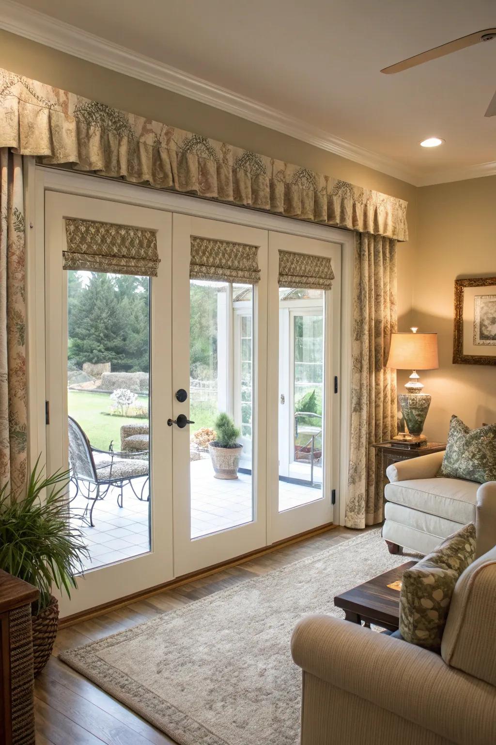 Linen valances exude casual elegance effortlessly.