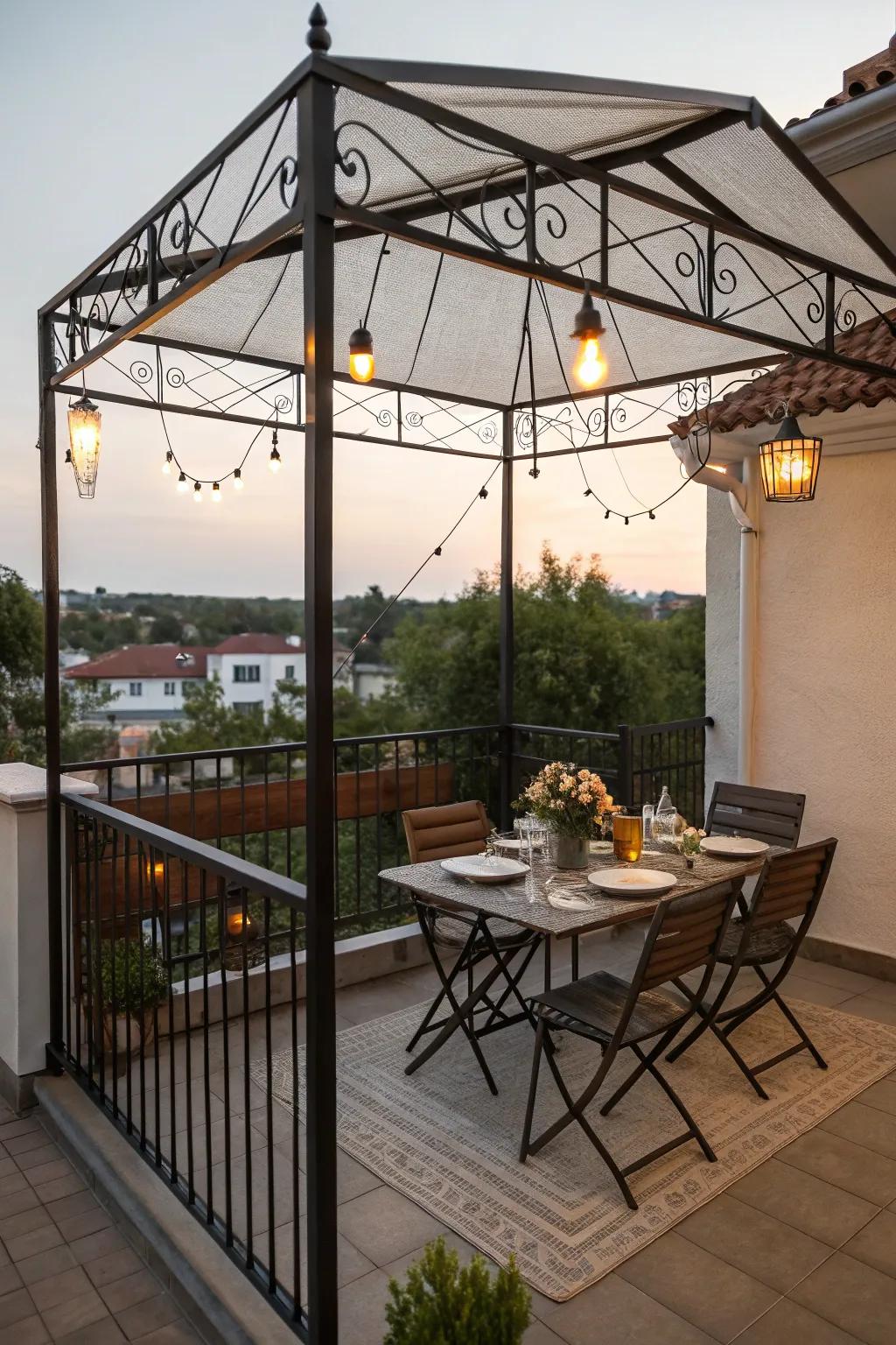 Steel pavilions provide a durable solution for all-weather gatherings.