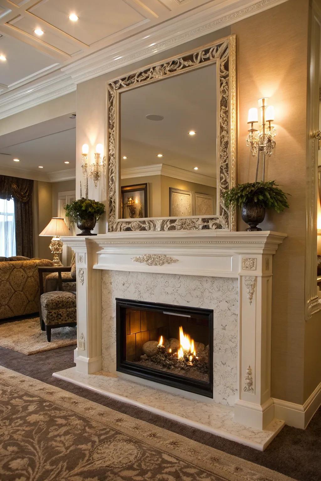 Create space with mirror magic.