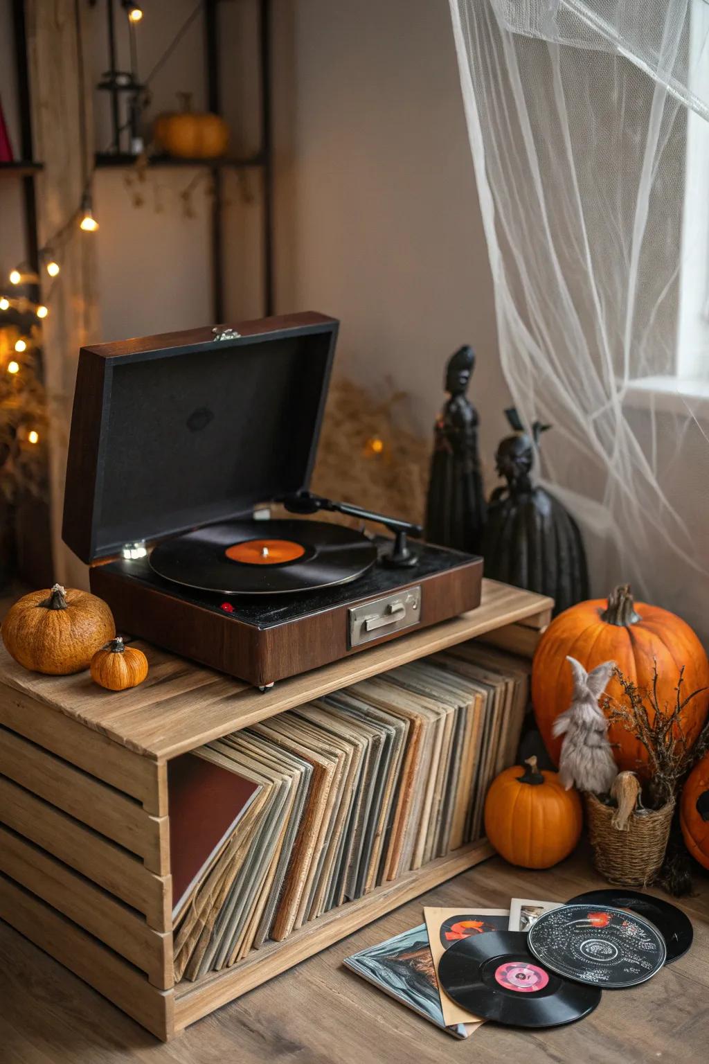 A haunting playlist sets the perfect spooky soundtrack.