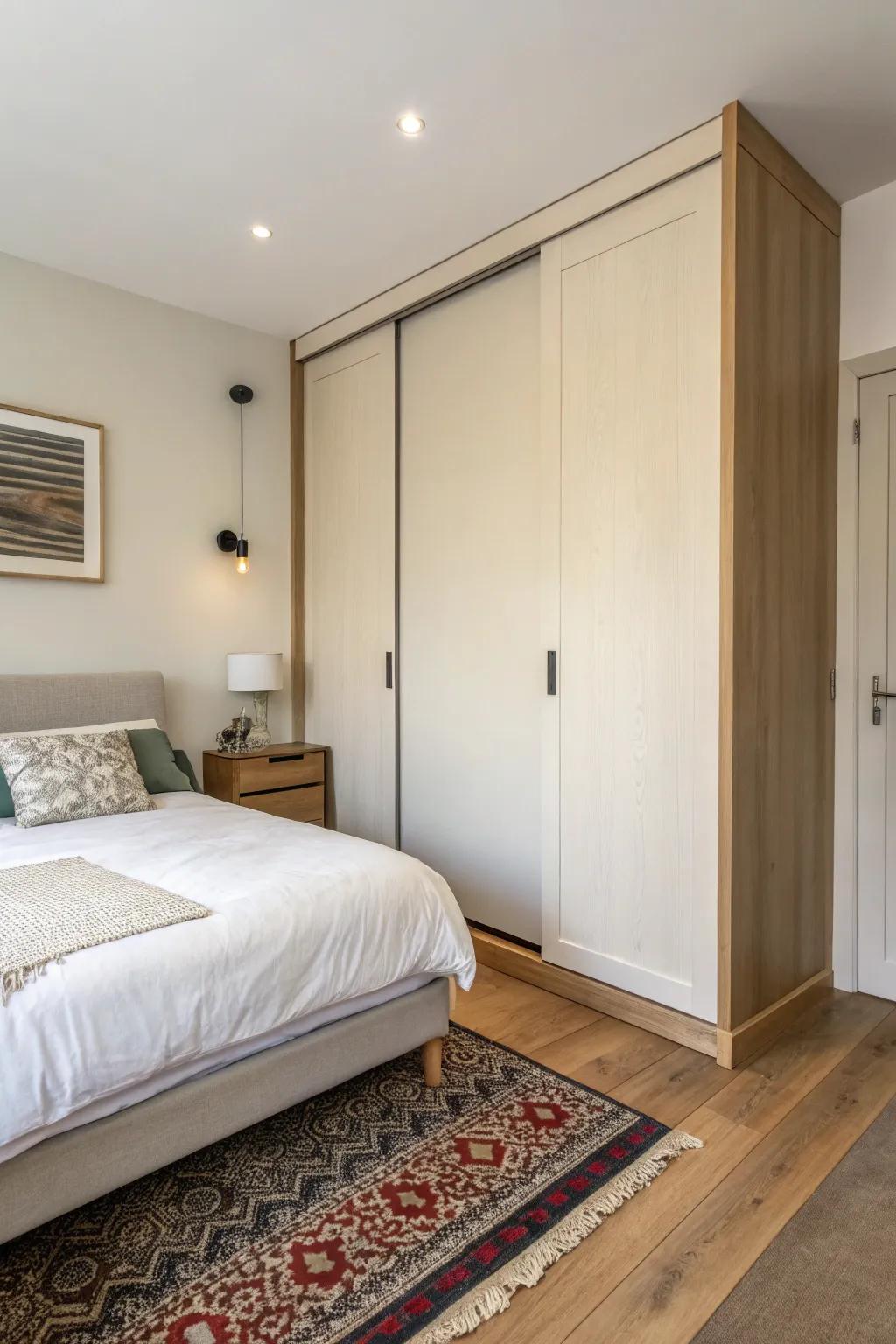 Pocket doors: smooth and space-saving.