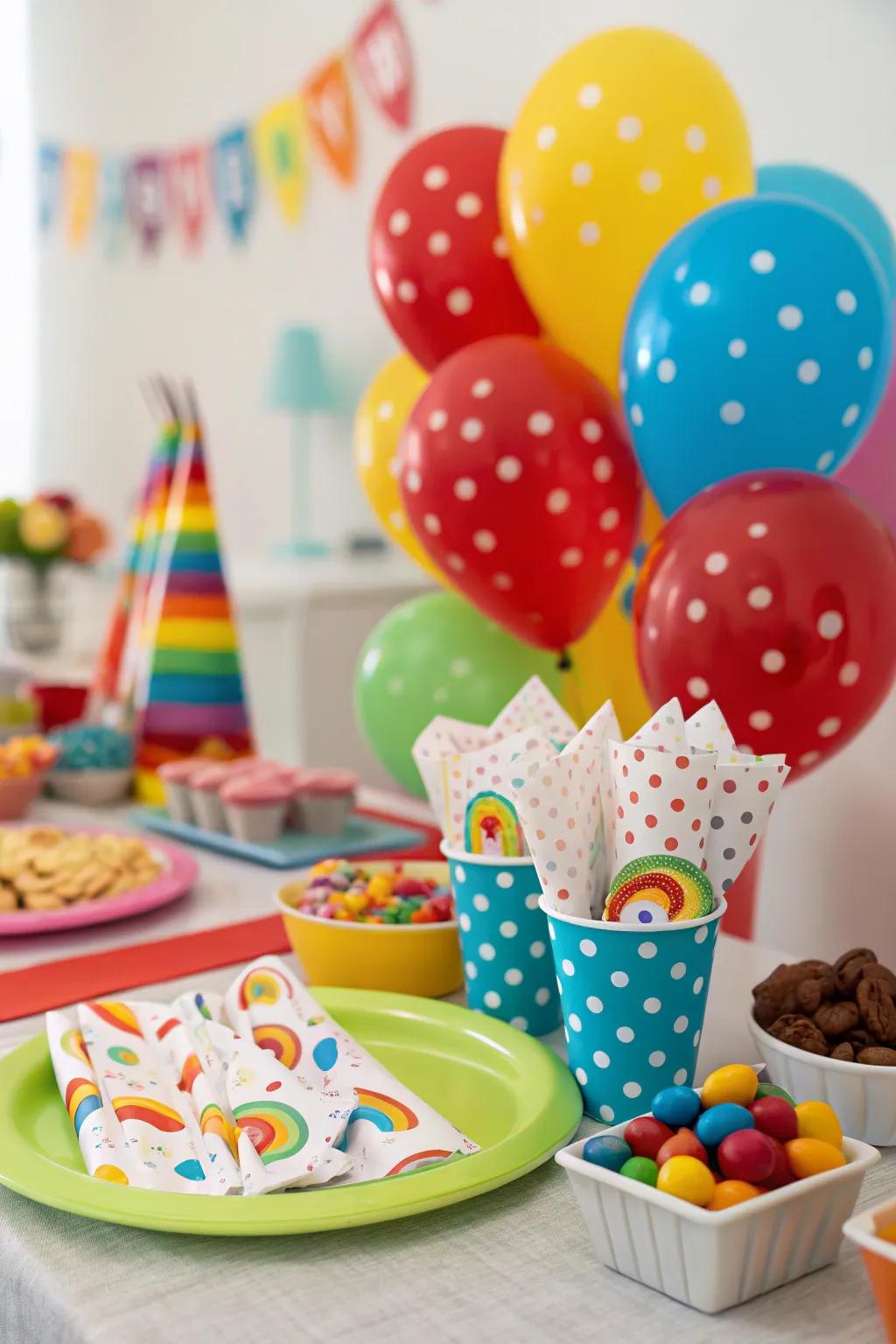 The Candy Wrapper Fold adds a playful touch to any table.