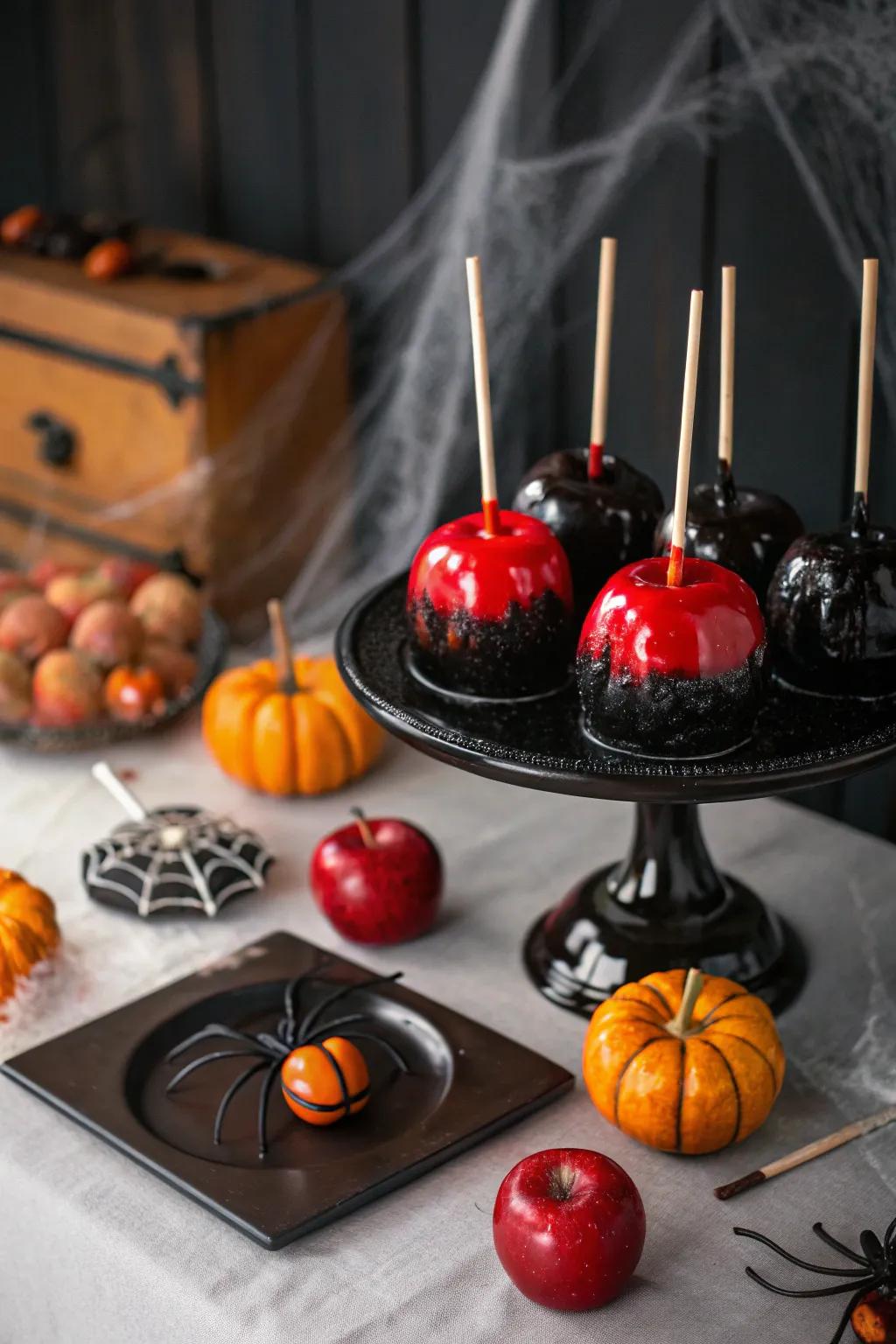 Candied apples with a new look, a classic with amazing flair.