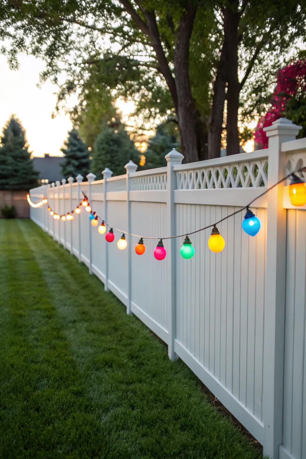 Festoon lights bring color and joy to your outdoor space.