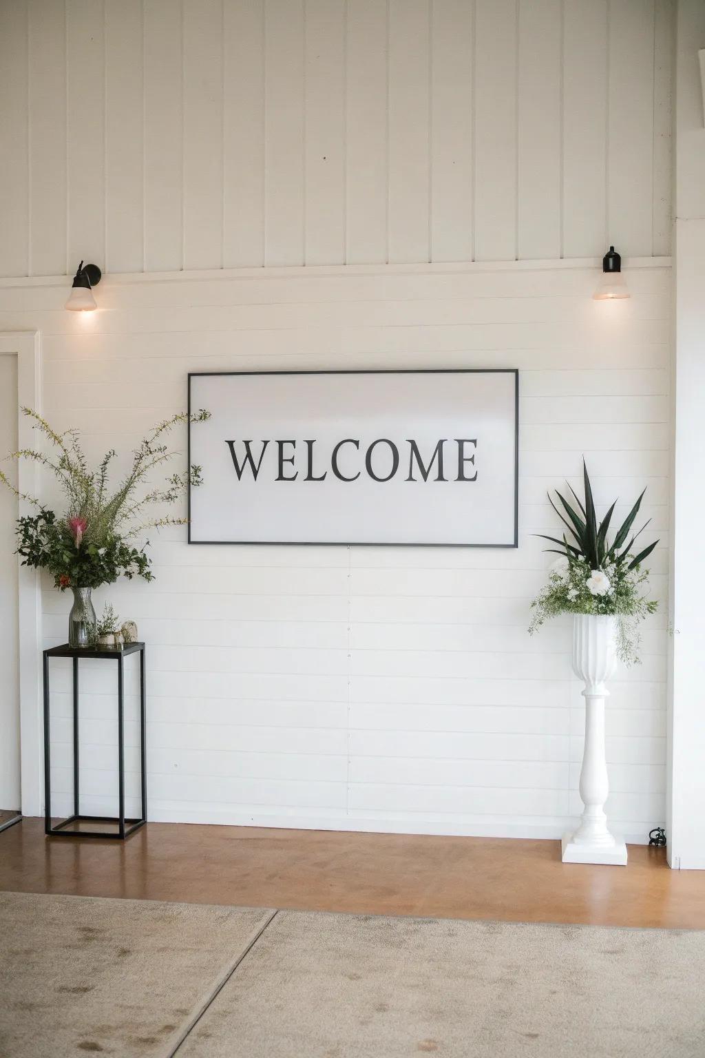 Embrace simplicity with a minimalist typography marker.
