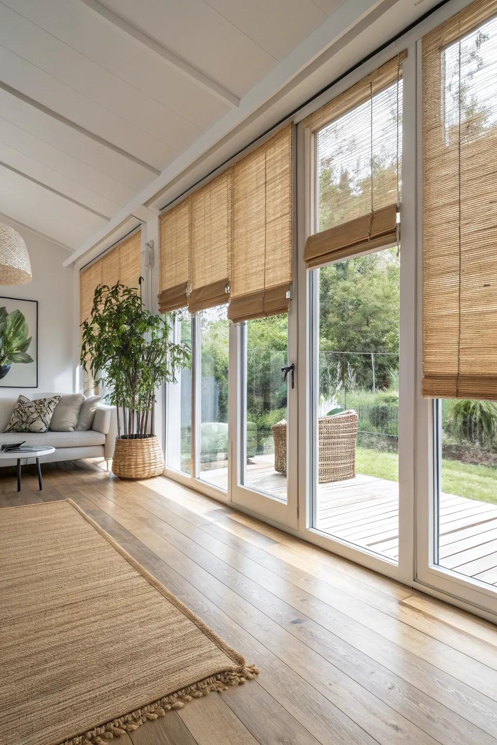 Eco-friendly blinds that support a sustainable lifestyle.