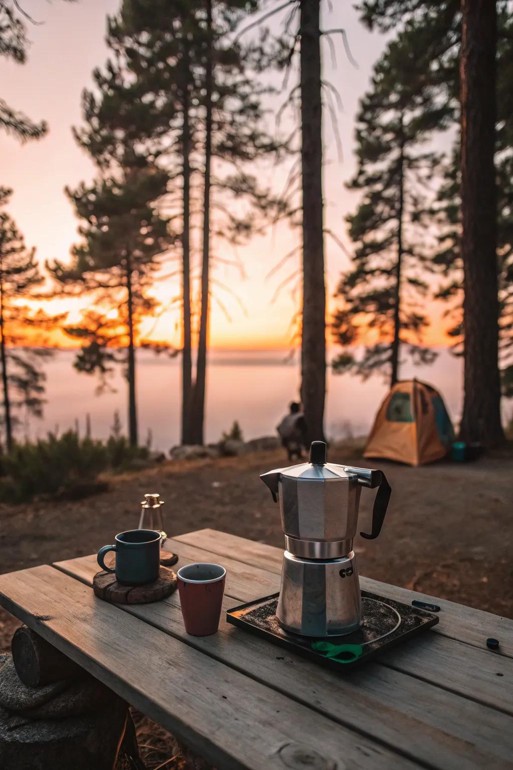 Brew a perfect cup of coffee in the wild.