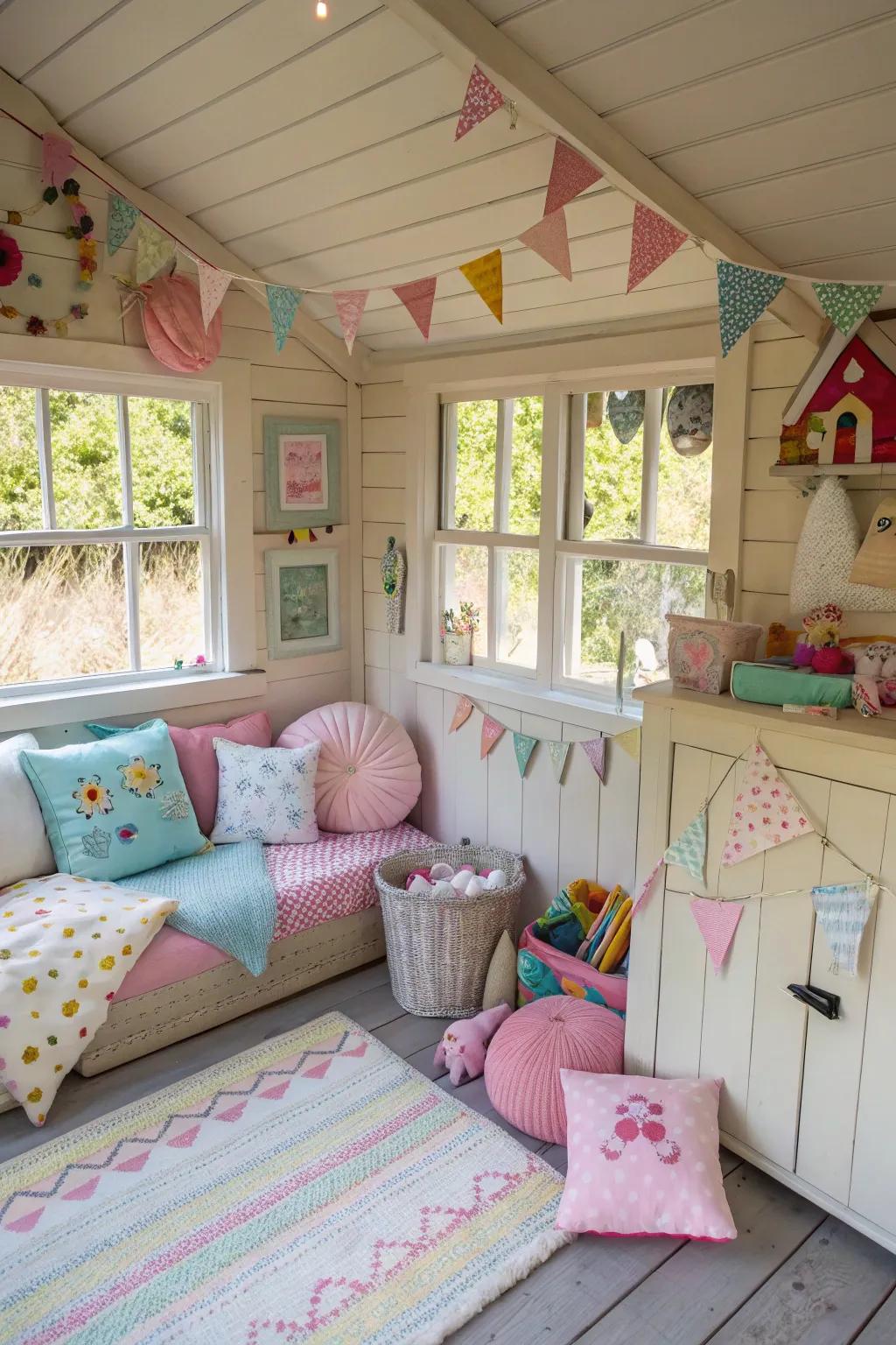 A playful kids' hideout full of imagination.