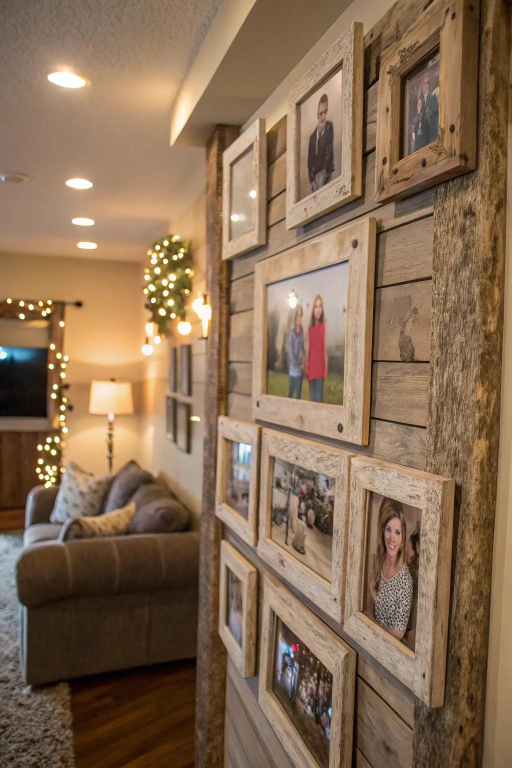Countryside constituents append cordiality and persona to your photo display.
