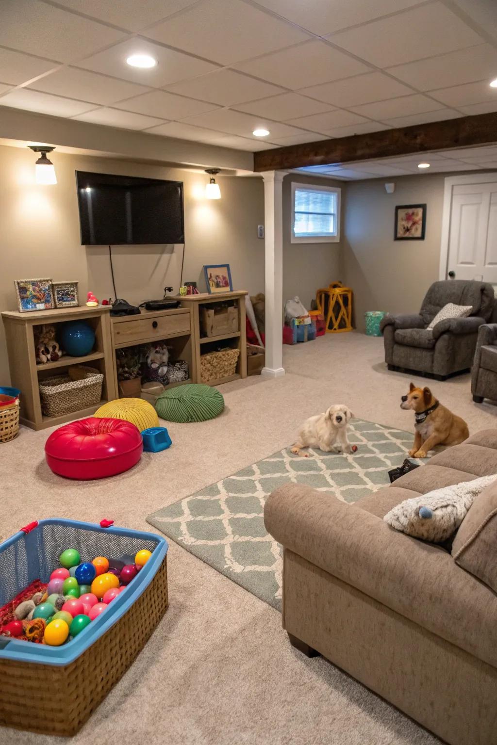 Keep your beloved pets happy with a space designed just for them.