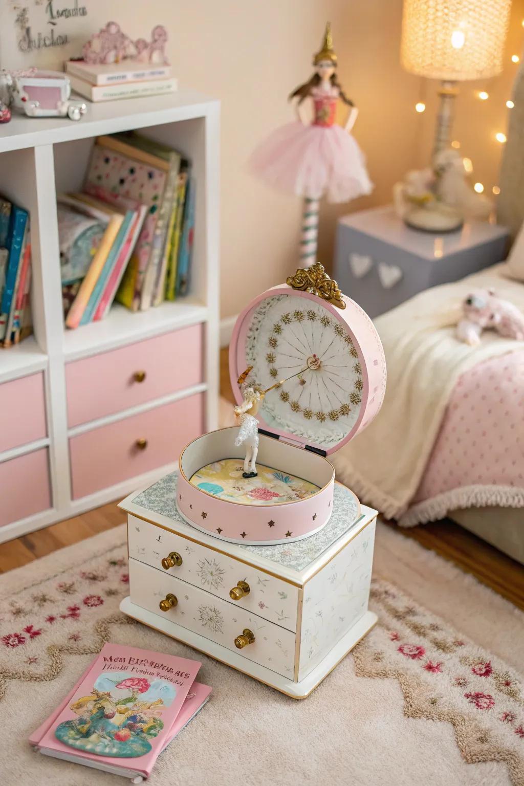 A whimsical melody chest bringing fairytales to life.