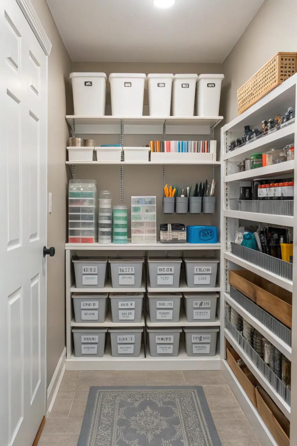 Zoning helps maintain an efficient storage system.