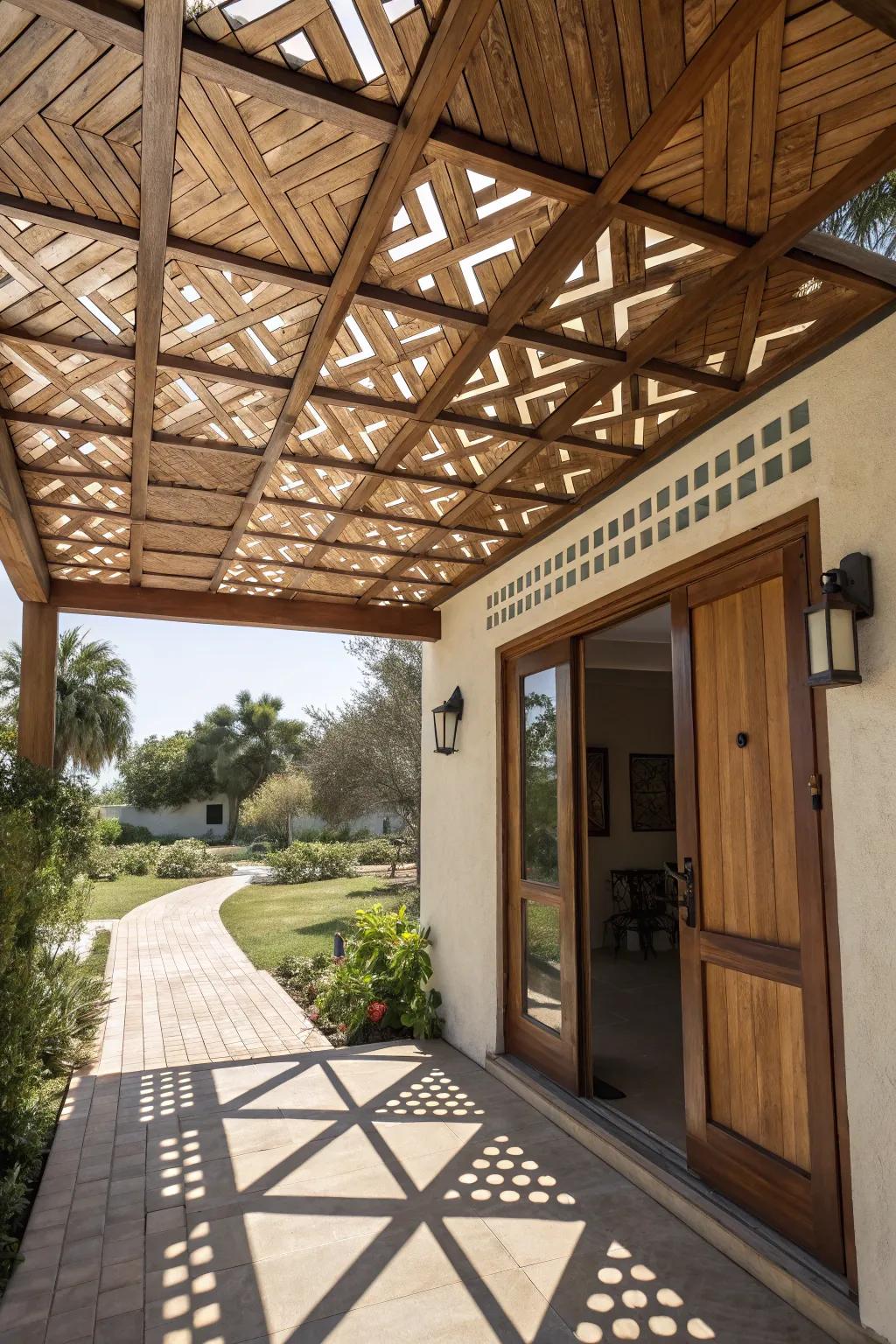 Geometric configurations contributing a modern sensation.