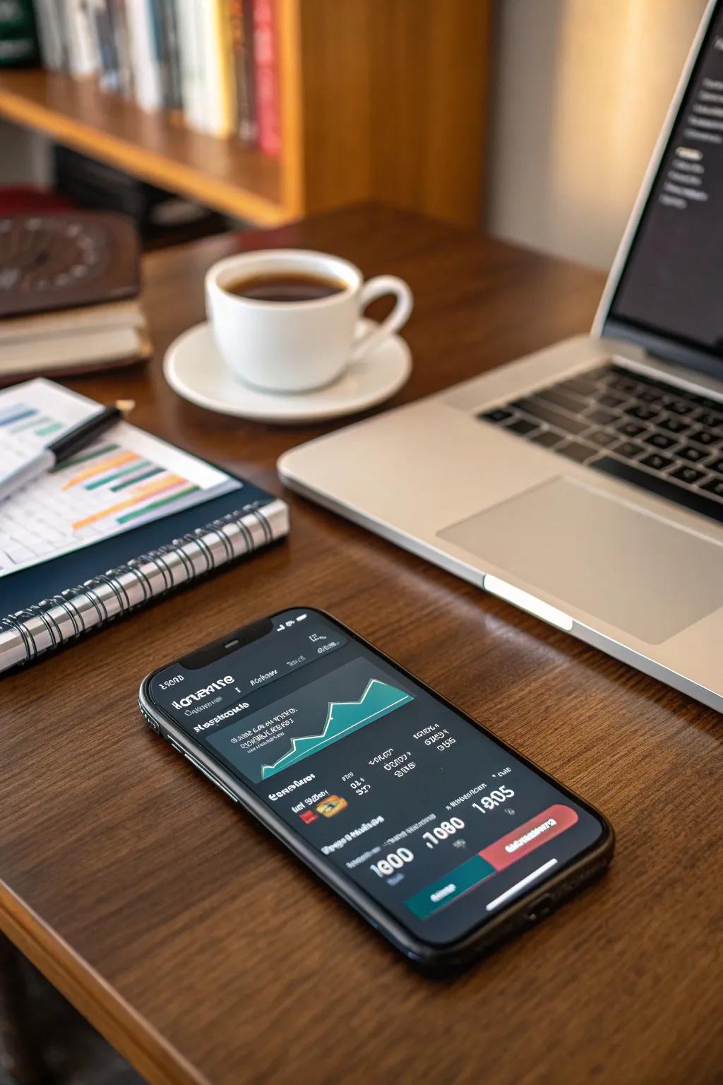 Manage your finances with ease using stylish widgets.