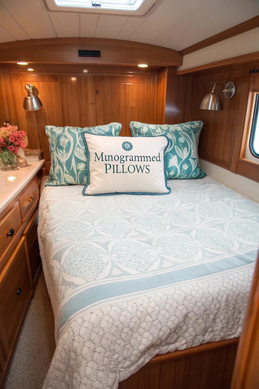 Personalized touches make your cabin uniquely yours.