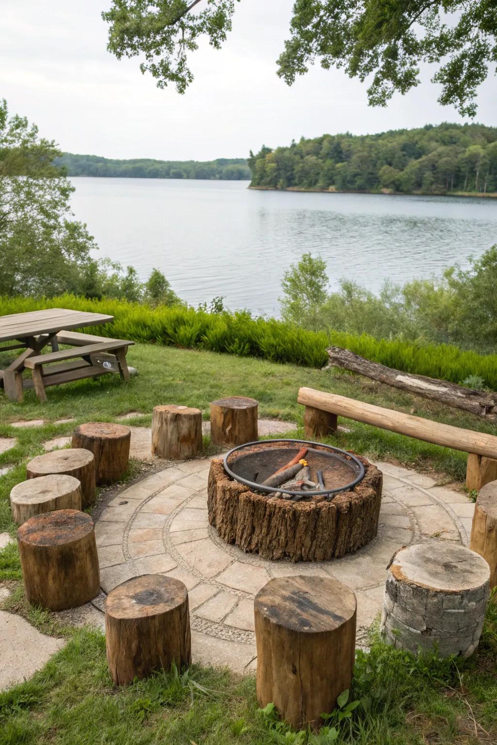 An eco-friendly fire pit lets you enjoy nature while being mindful of the environment.