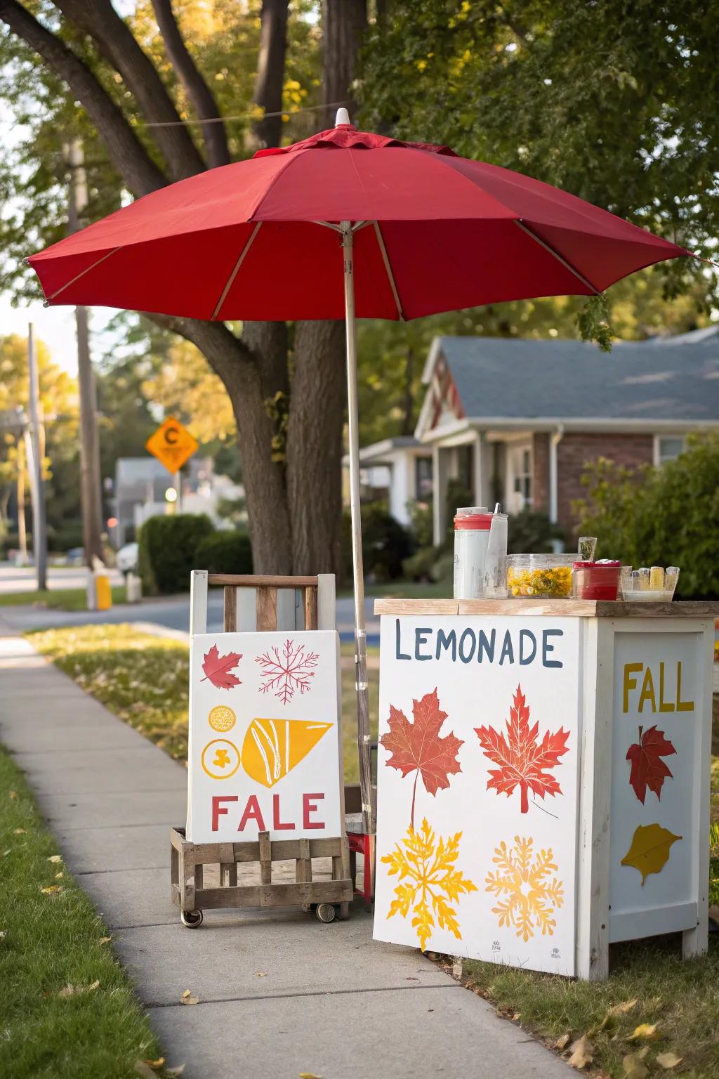 Seasonal themes keep your lemonade stand fresh all year.