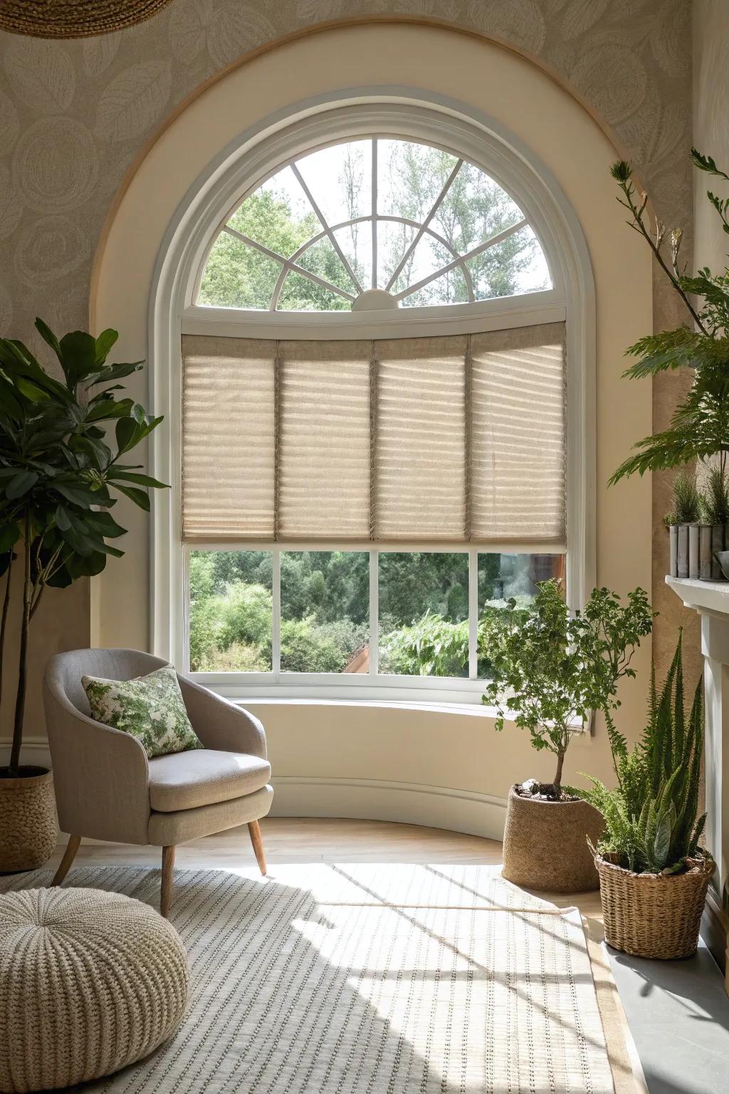 Eco-friendly blinds combine sustainability with style.