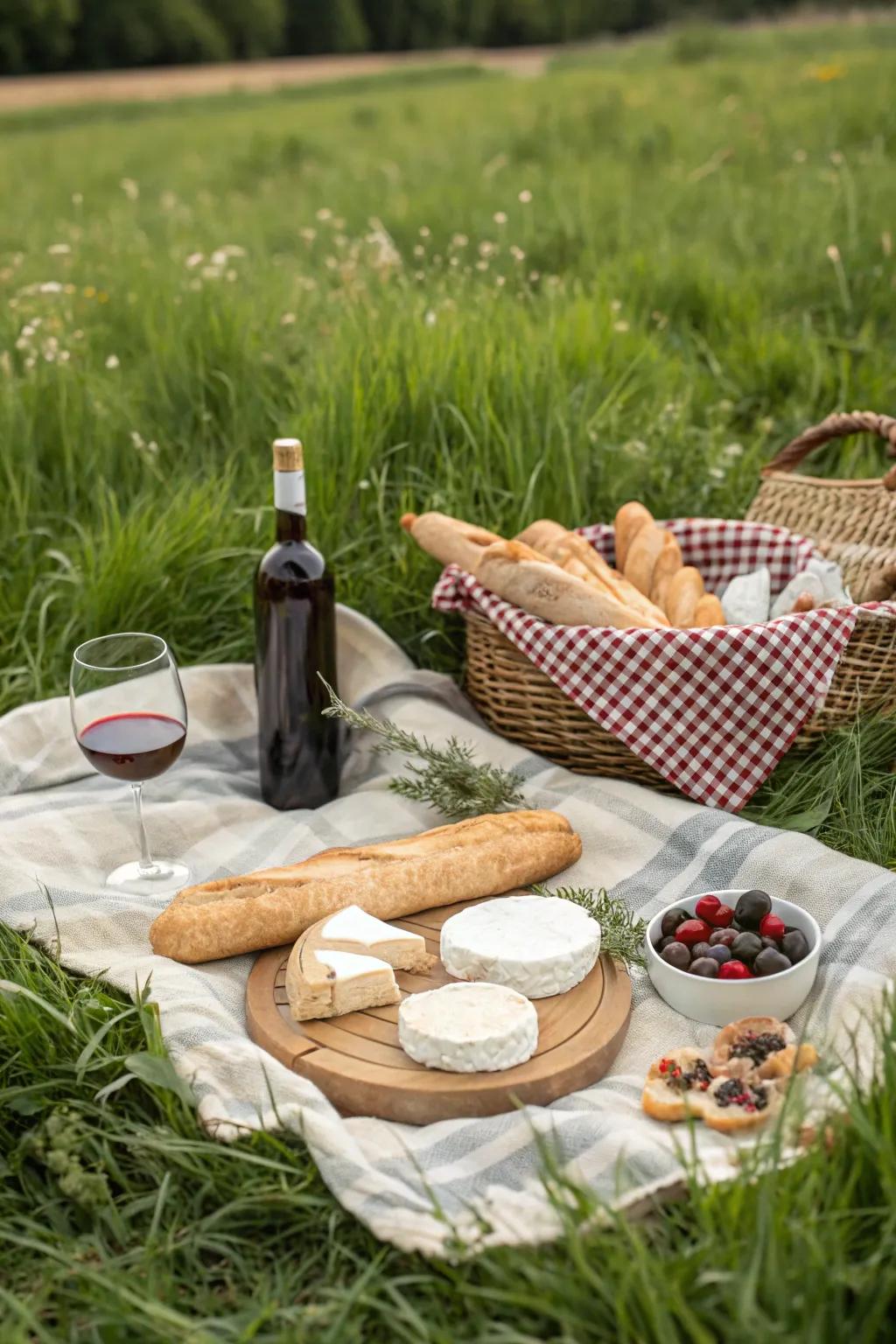 Savor a taste of France through a classic picnic.