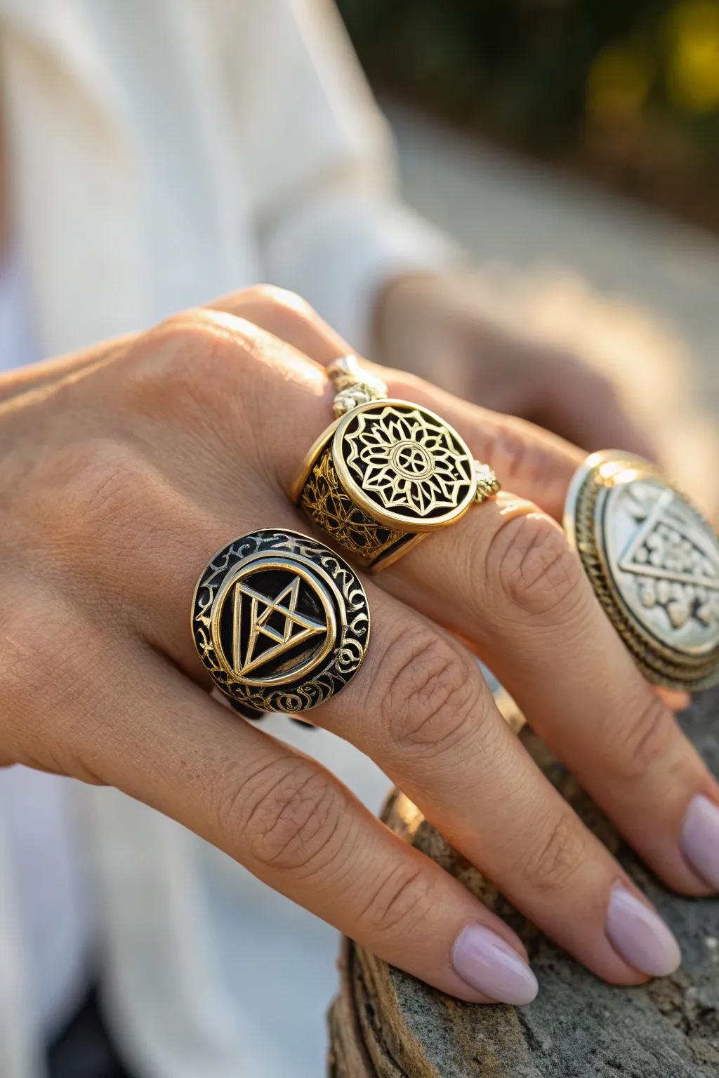 Rings with Profound Meaning