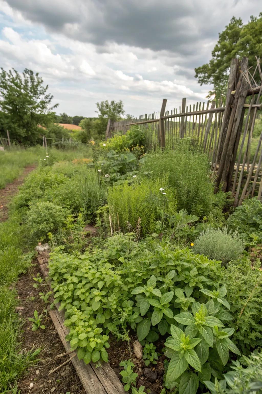 A natural tea area, encouraging nature to unveil unique flavors.