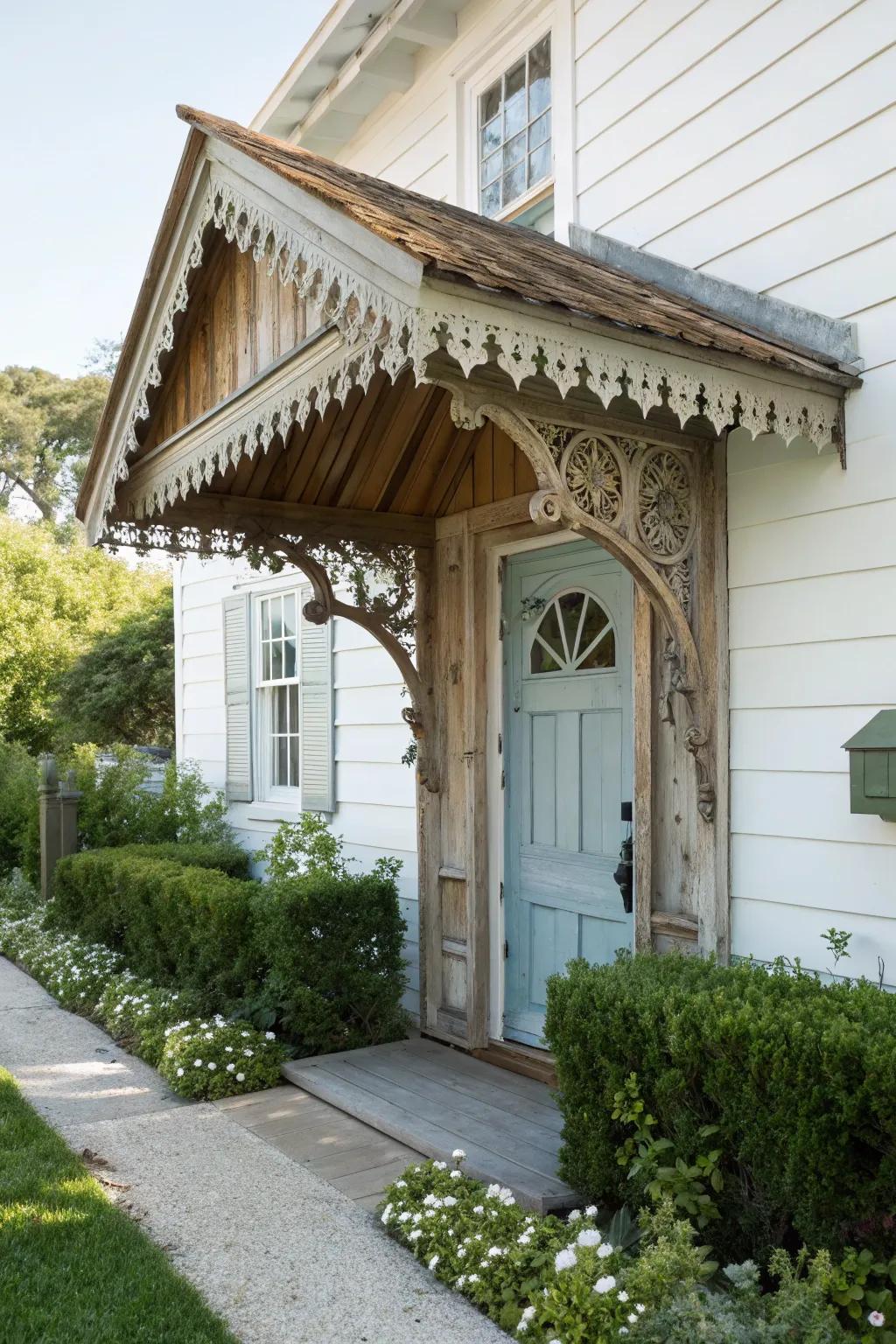 Bungalow-esque shelter for storybook charm.