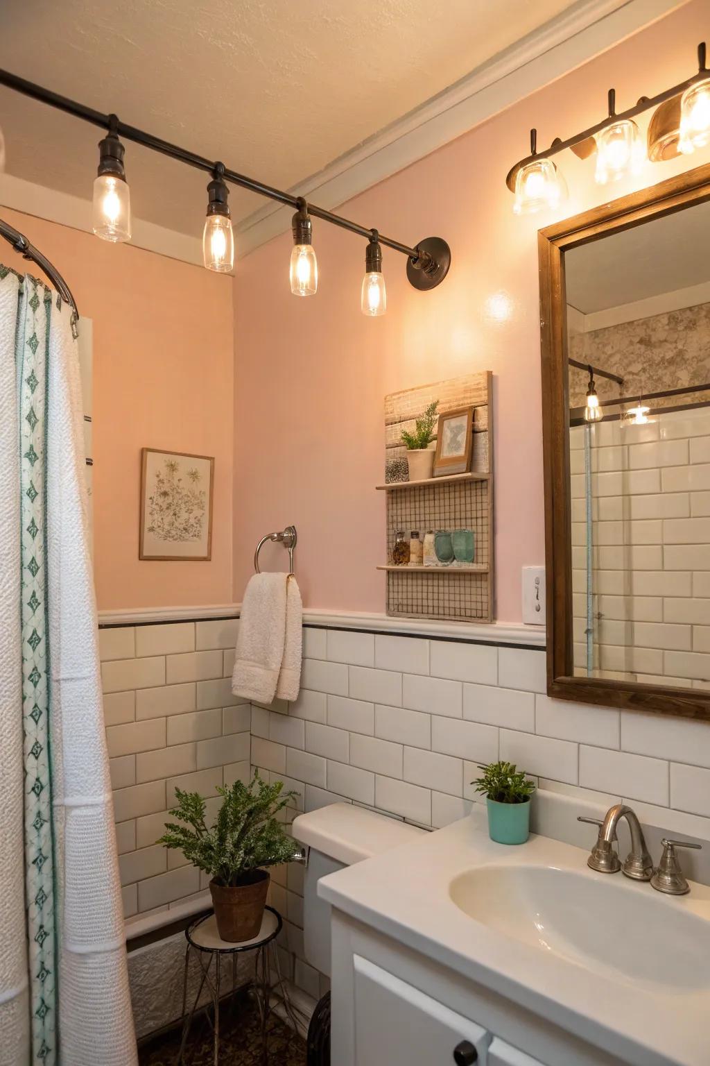 Retro designs bring vintage charm to modern bathrooms.