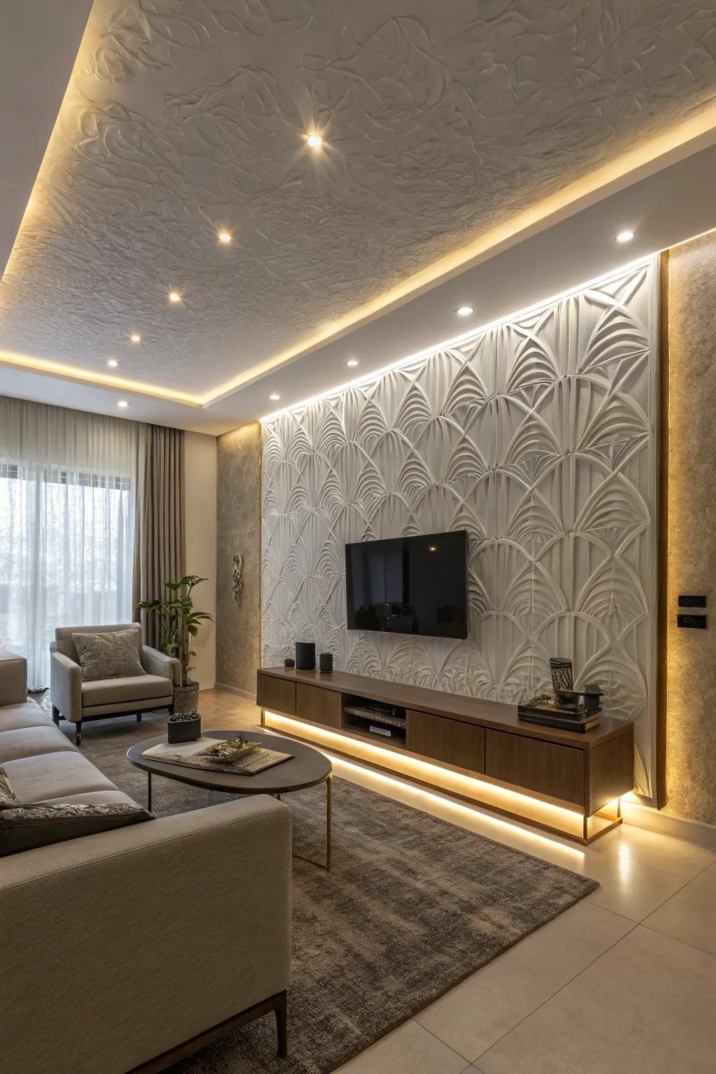 Highlight your decor with LED strip lighting.