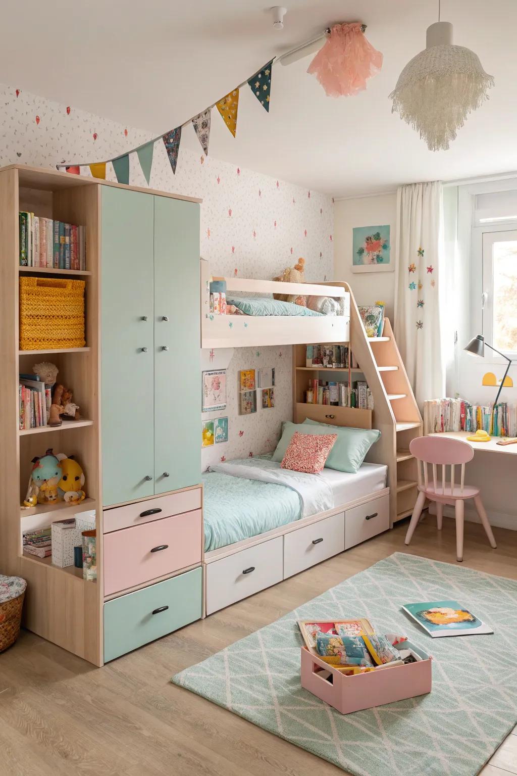 Modular furniture adapts to your children's needs as they grow.