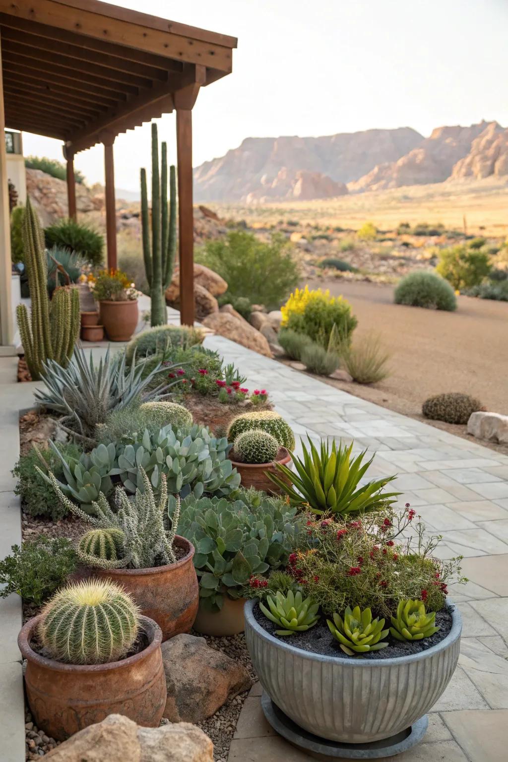 Style of pots.